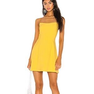 Revolve Likely Carter Mini Dress Yellow